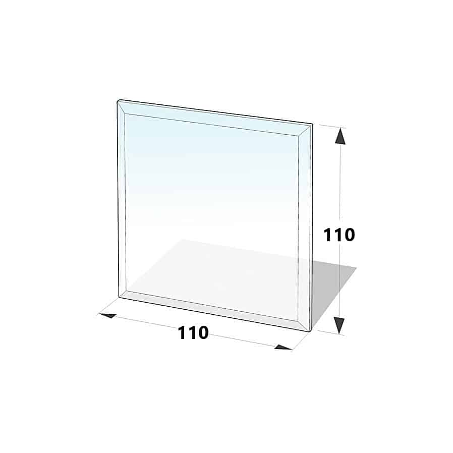 sklo pod kamna 110×110